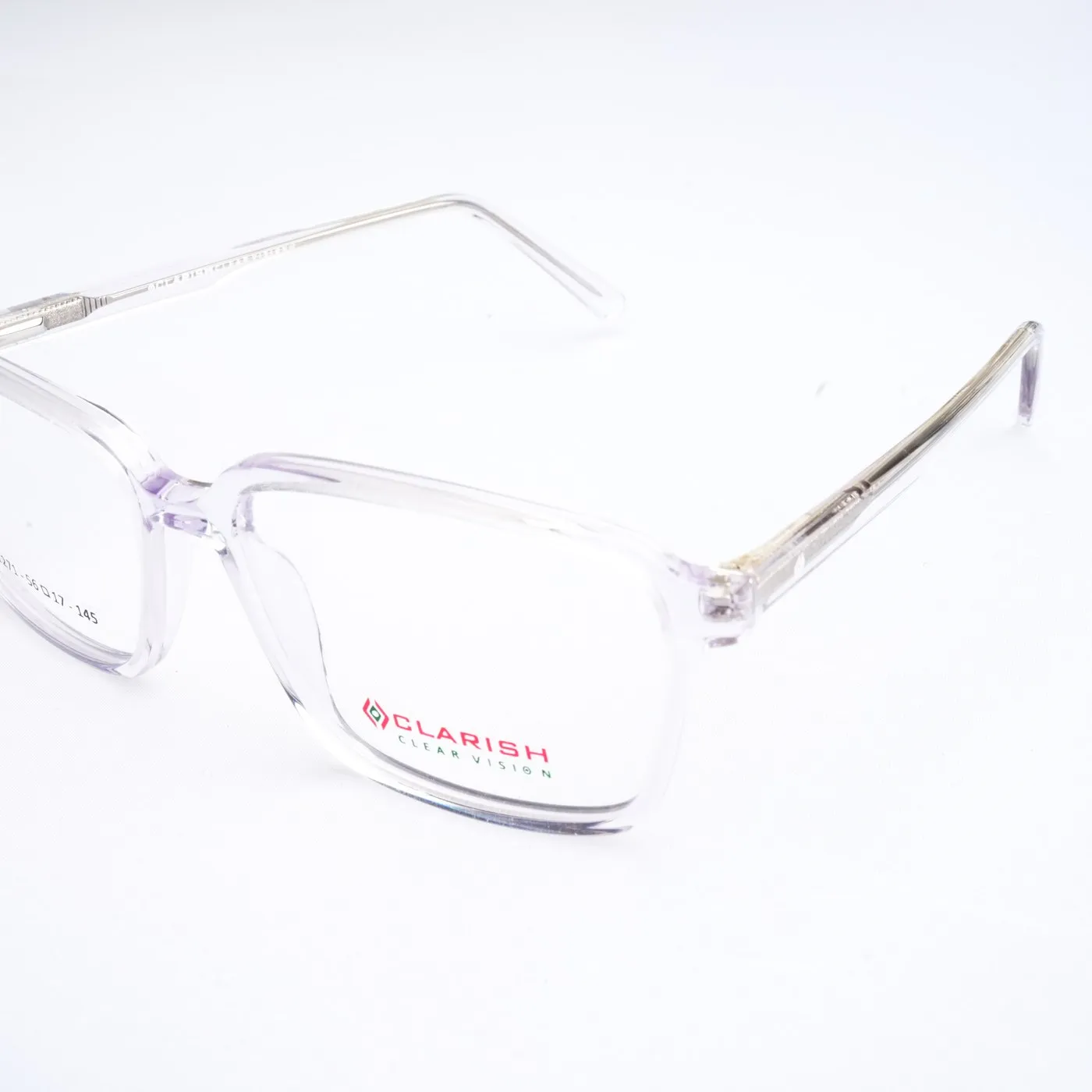 Clarish C.1271 rectangle cellulose acetate optical frame, 56-17-145 mm