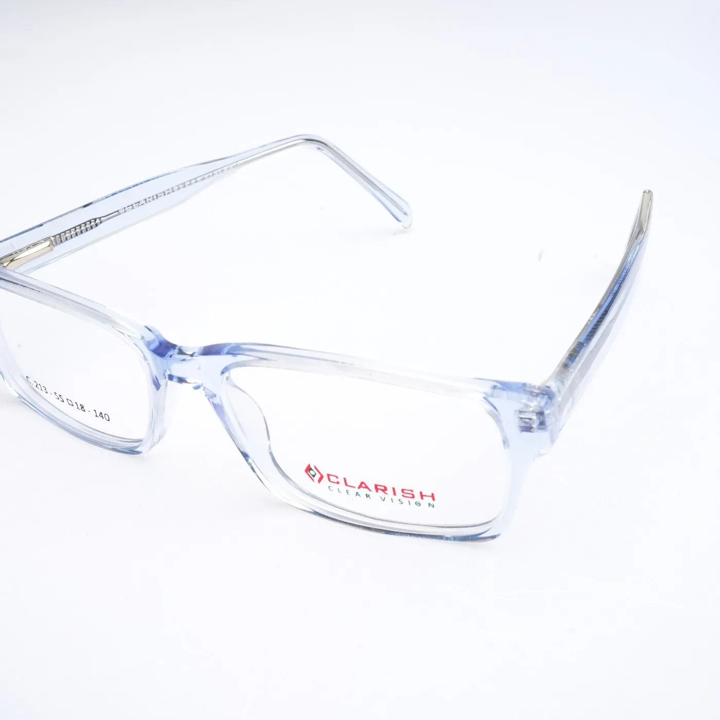 Clarish C.213 rectangle cellulose acetate optical frame, 55-18-140 mm